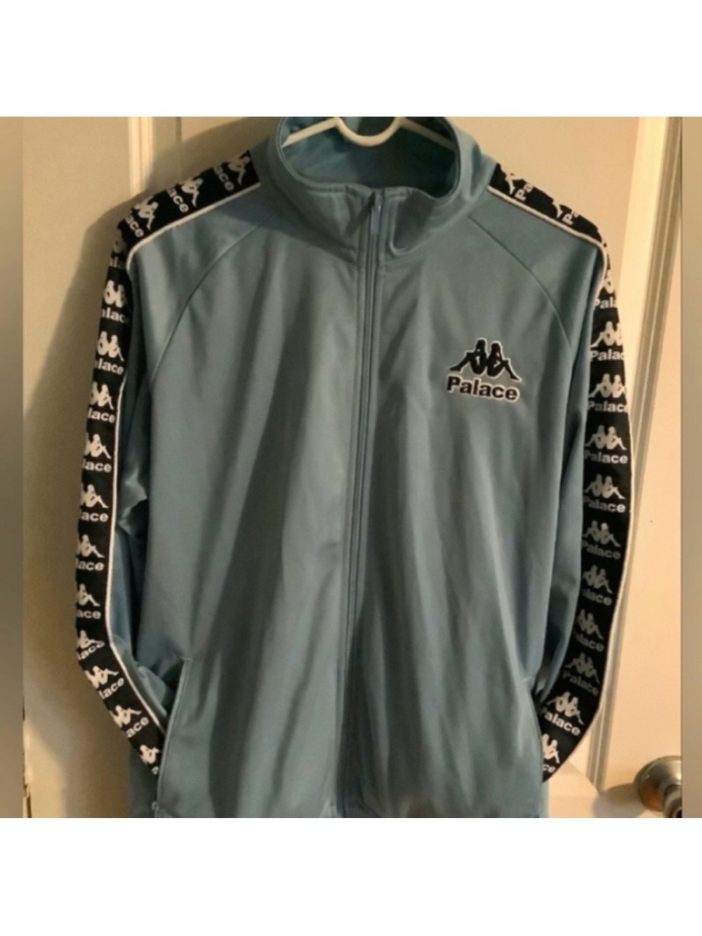 Authentic PALACE x Kappa Track Top Blue Full Zip Jacket FW21 Men’s Large NWT